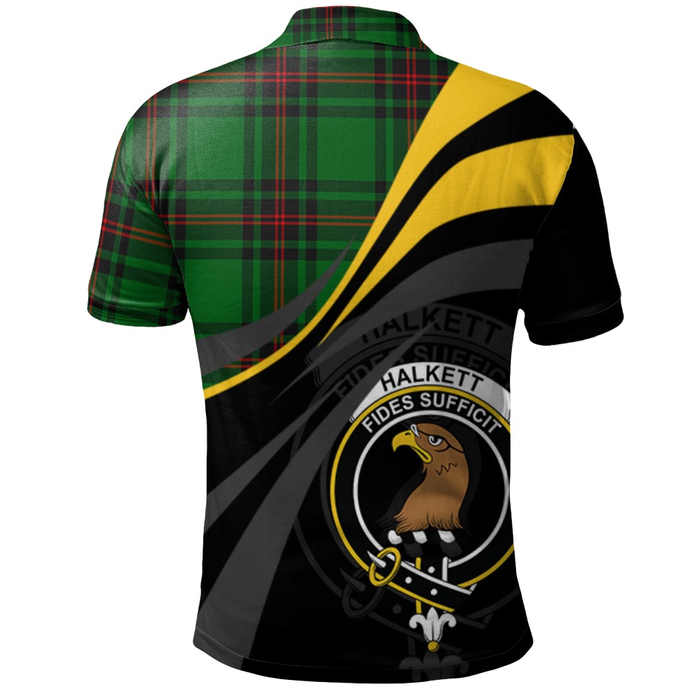 Halkett Tartan Polo Shirt - Royal Coat Of Arms Style