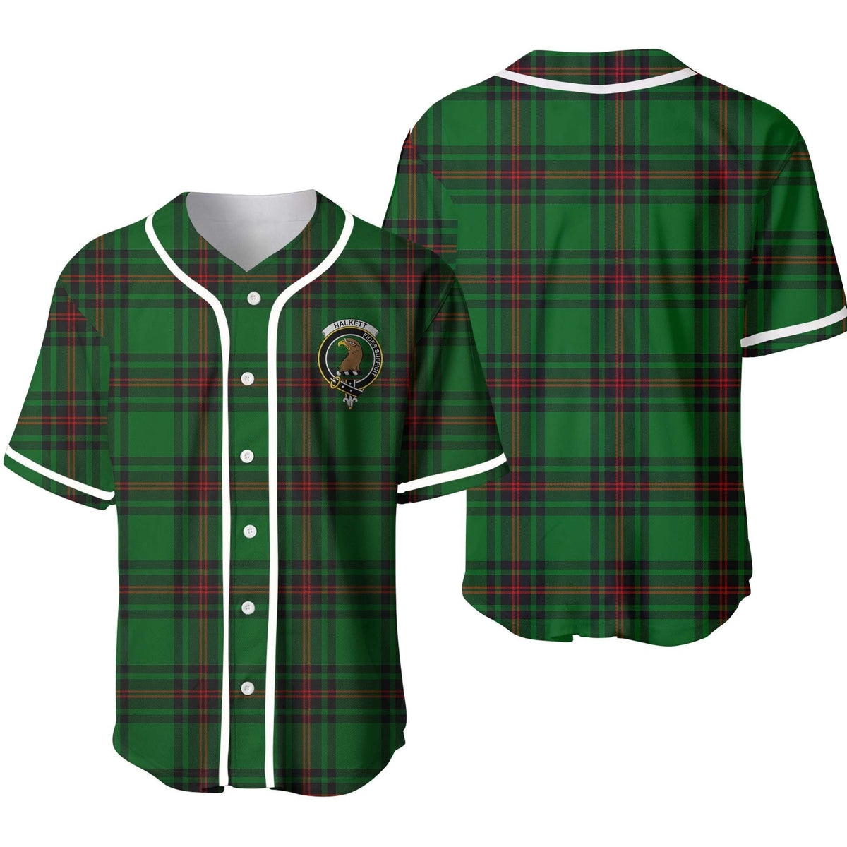 Halkett Tartan Unisex Baseball Jersey