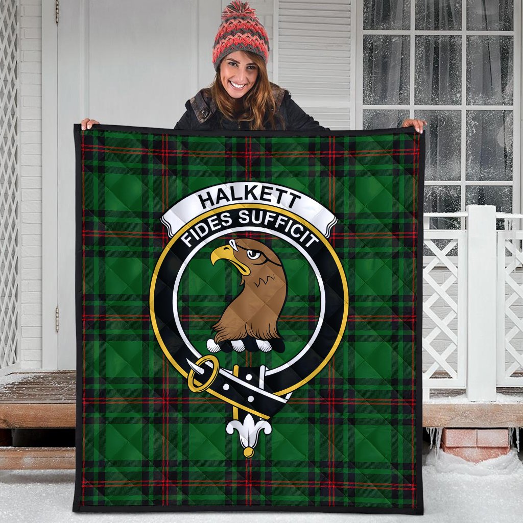 Halkett Tartan Crest Quilt