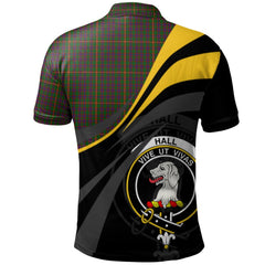 Hall Tartan Polo Shirt - Royal Coat Of Arms Style
