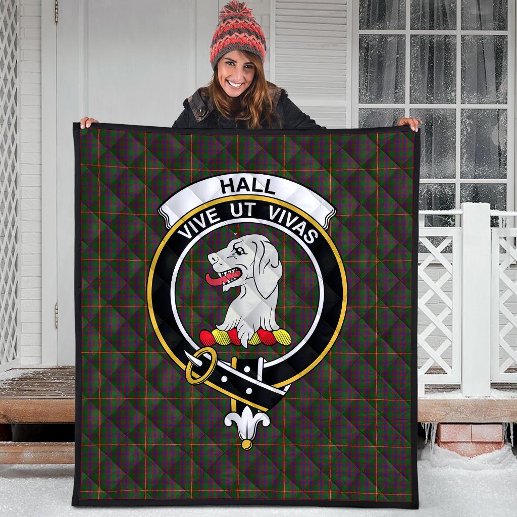 Hall Tartan Crest Quilt