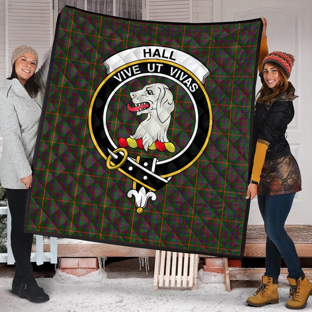 Hall Tartan Crest Quilt