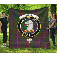 Hall Tartan Crest Quilt