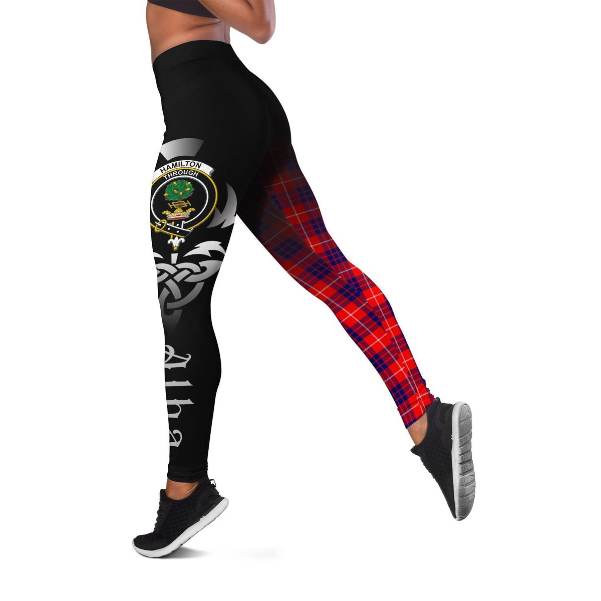 Hamilton Modern Tartan Leggings - Alba Celtic Style