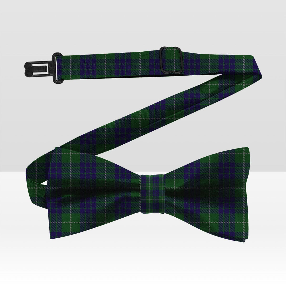 Hamilton Green Hunting Tartan Bow Tie