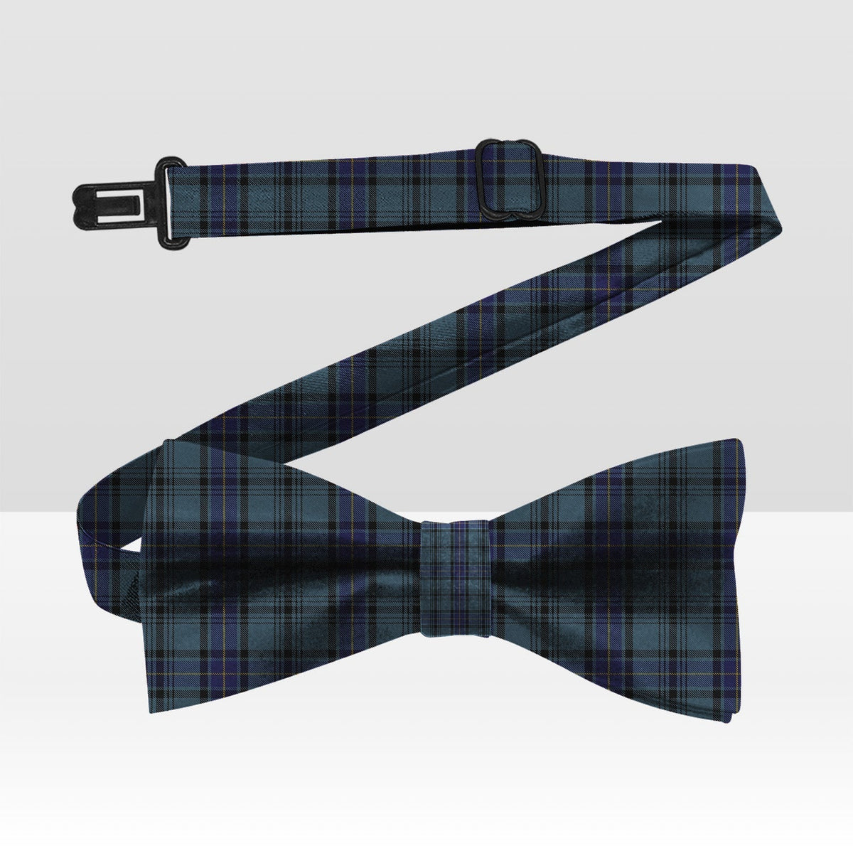 Hannay Blue Tartan Bow Tie