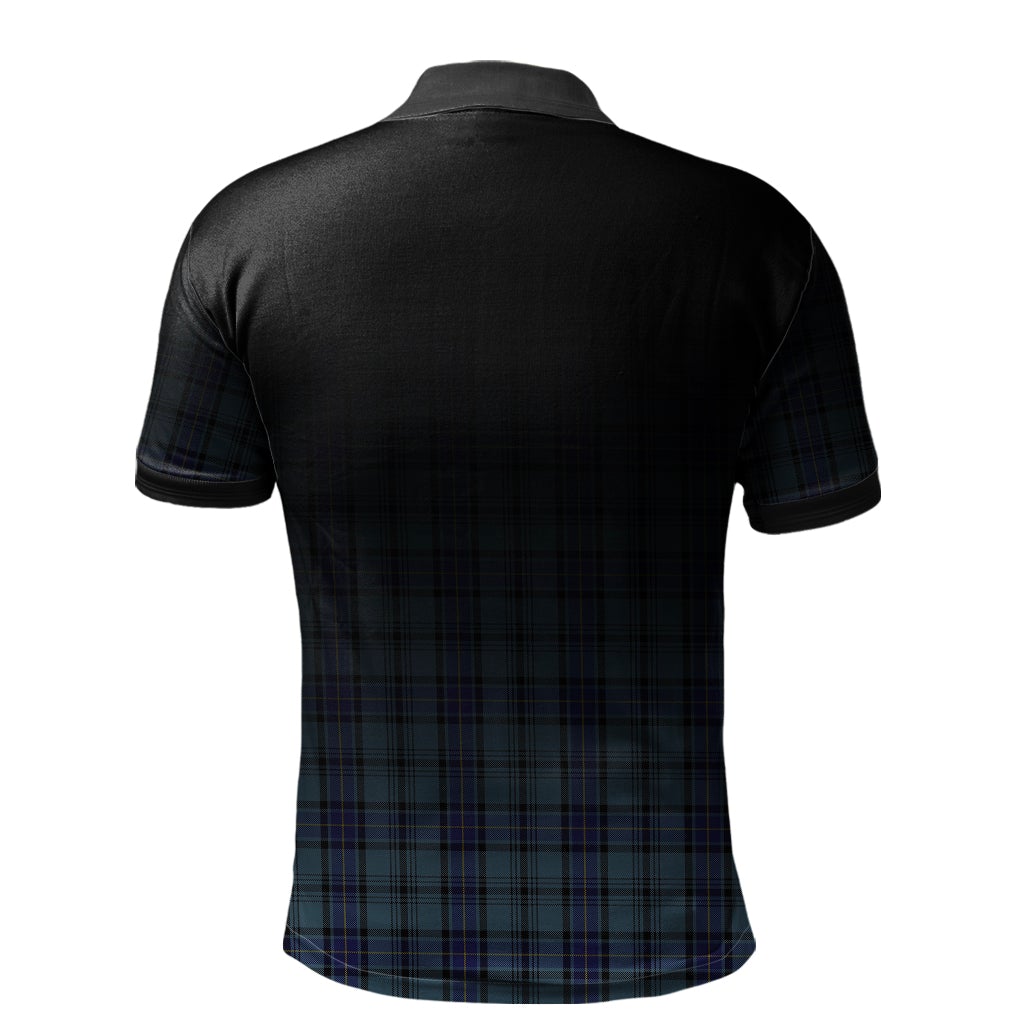 Hannay Blue Tartan Polo Shirt - Alba Celtic Style