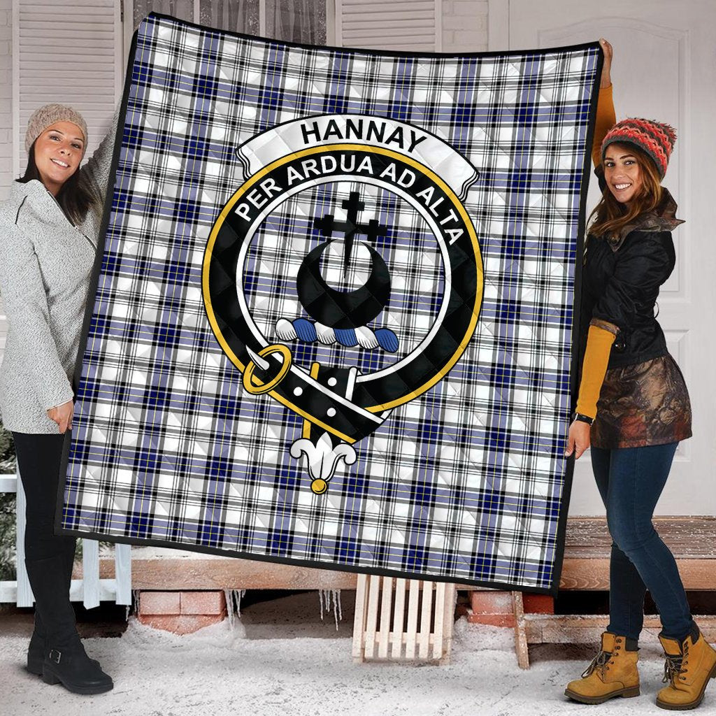 Hannay Modern Tartan Crest Quilt