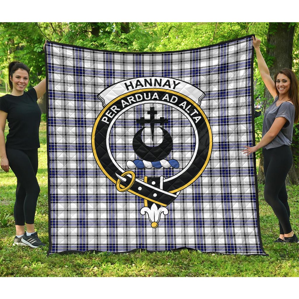 Hannay Modern Tartan Crest Quilt