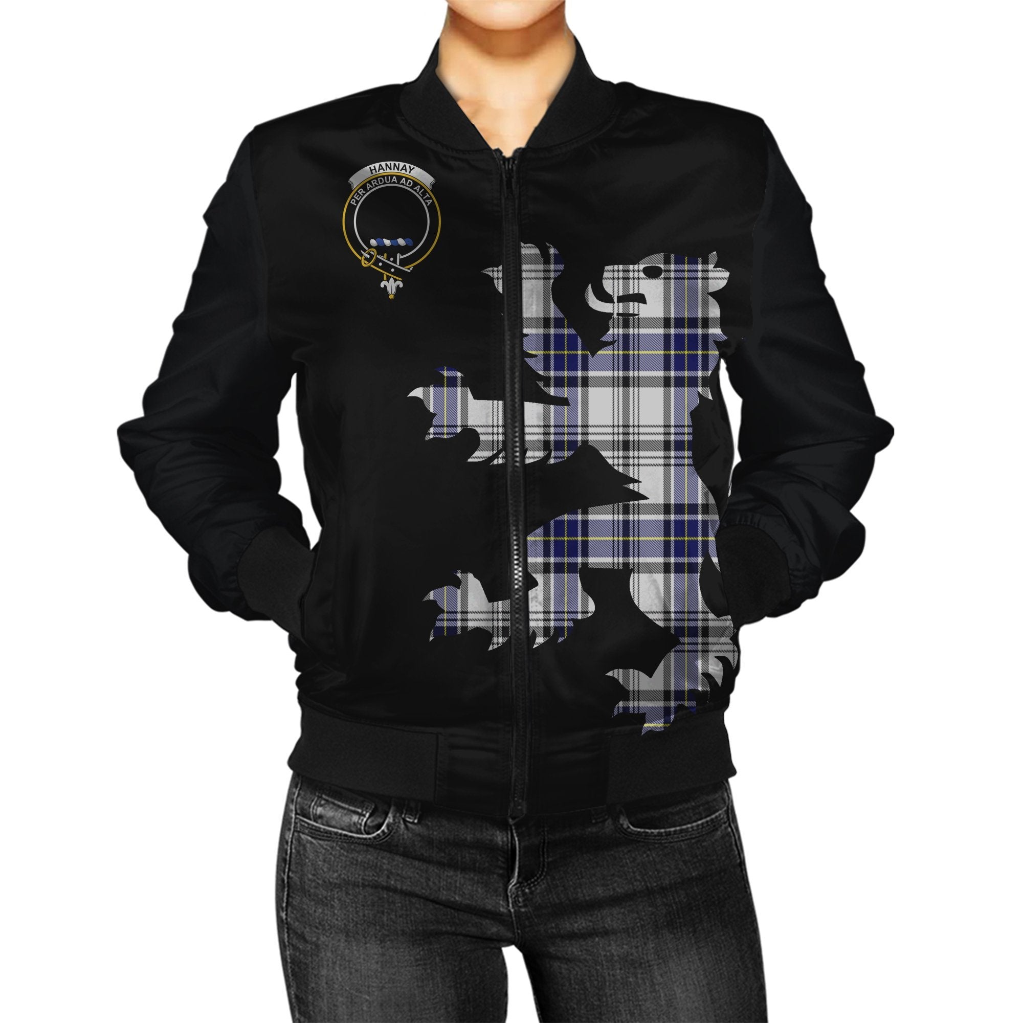 Hannay Tartan Bomber Jacket Lion & Thistle