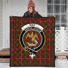 Hay Tartan Crest Quilt