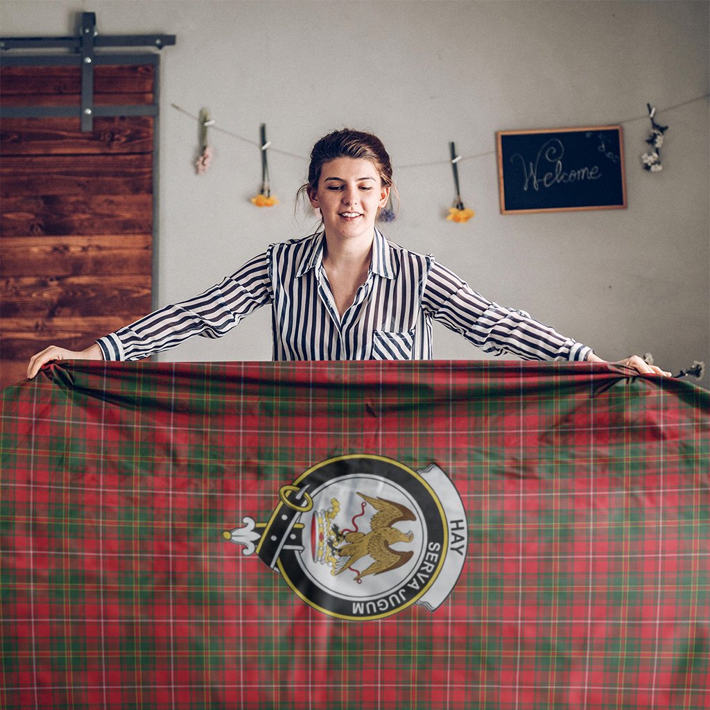 Hay Tartan Crest Tablecloth