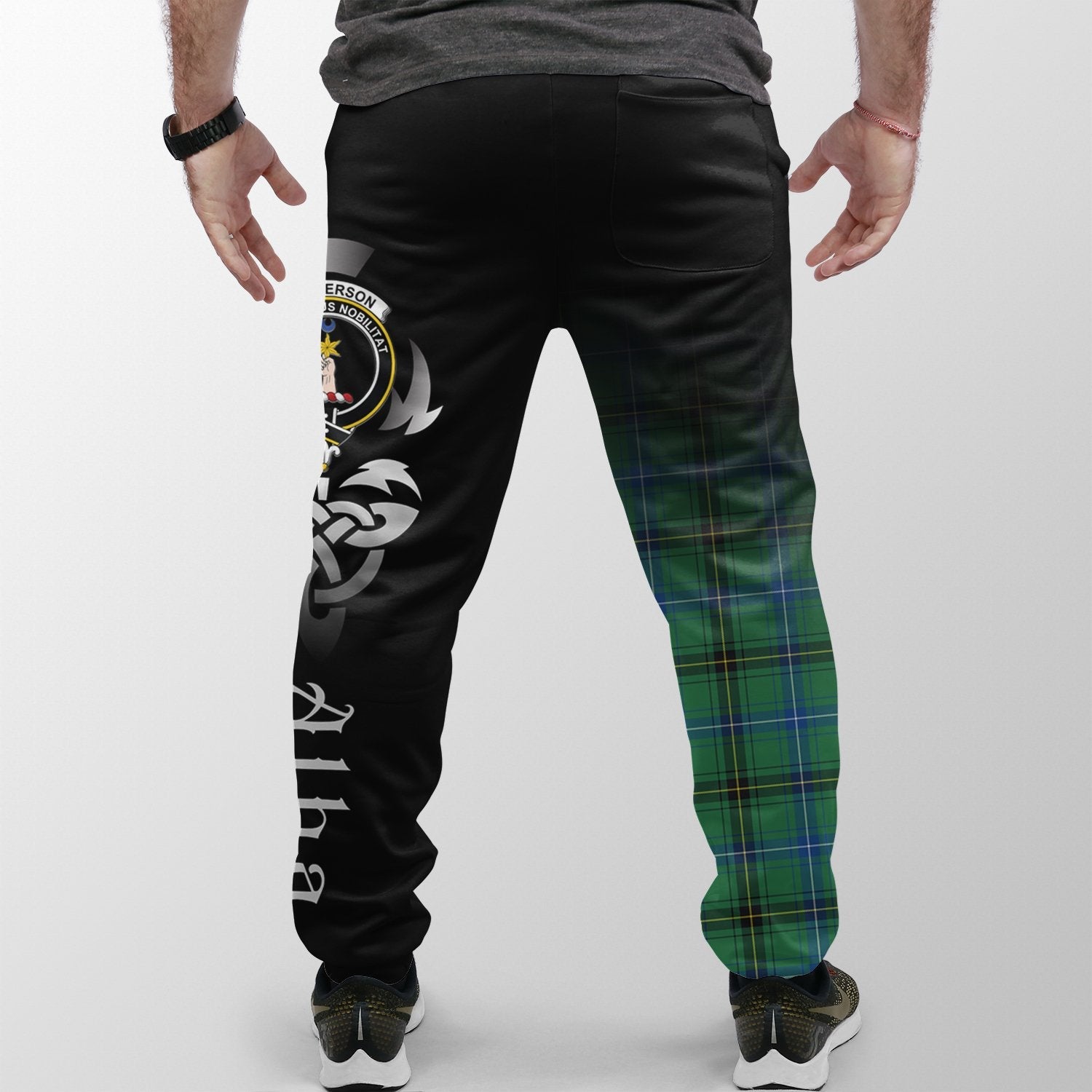 Henderson Ancient Tartan Crest Jogger Sweatpants - Alba Celtic Style