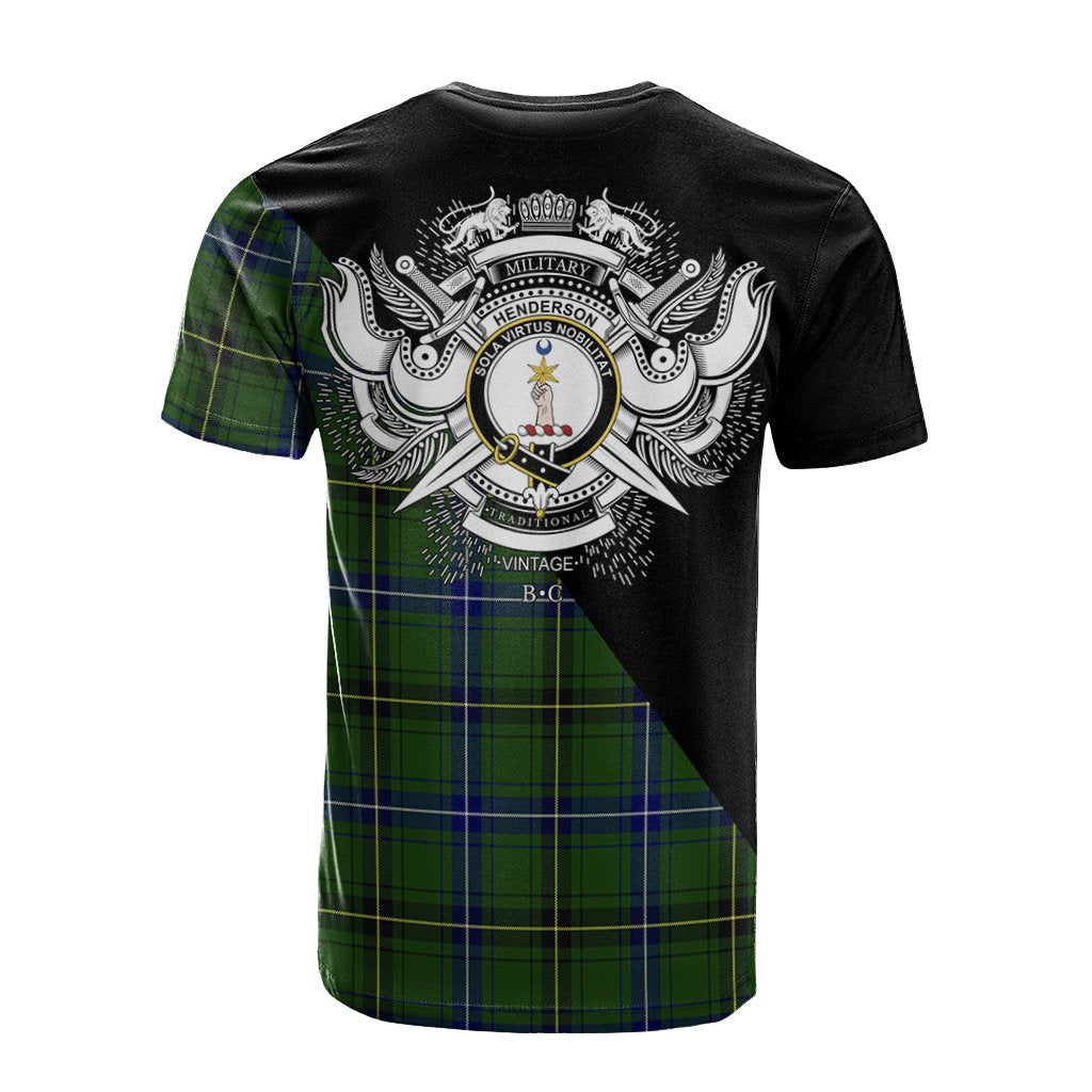 Henderson Modern Tartan - Military T-Shirt