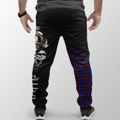 Home Modern Tartan Crest Jogger Sweatpants - Alba Celtic Style