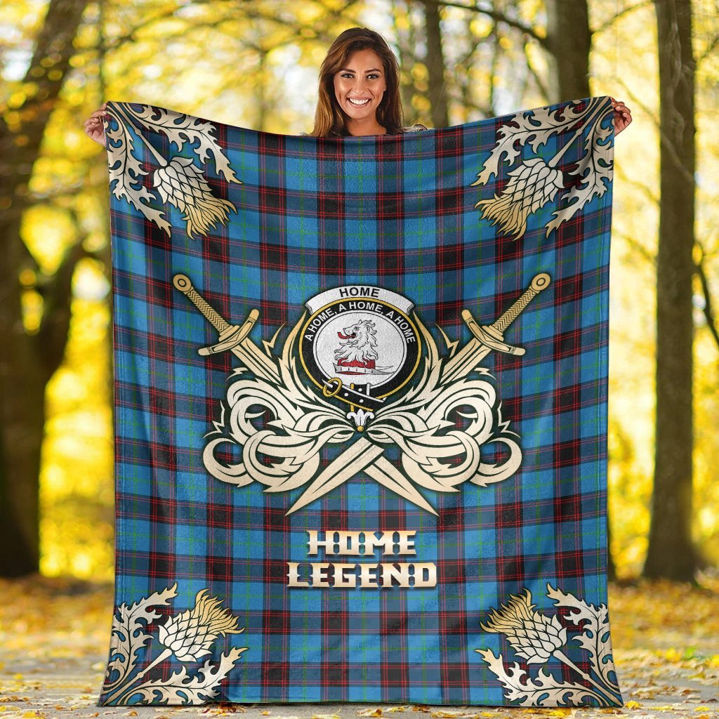 Home Ancient Tartan Gold Courage Symbol Blanket