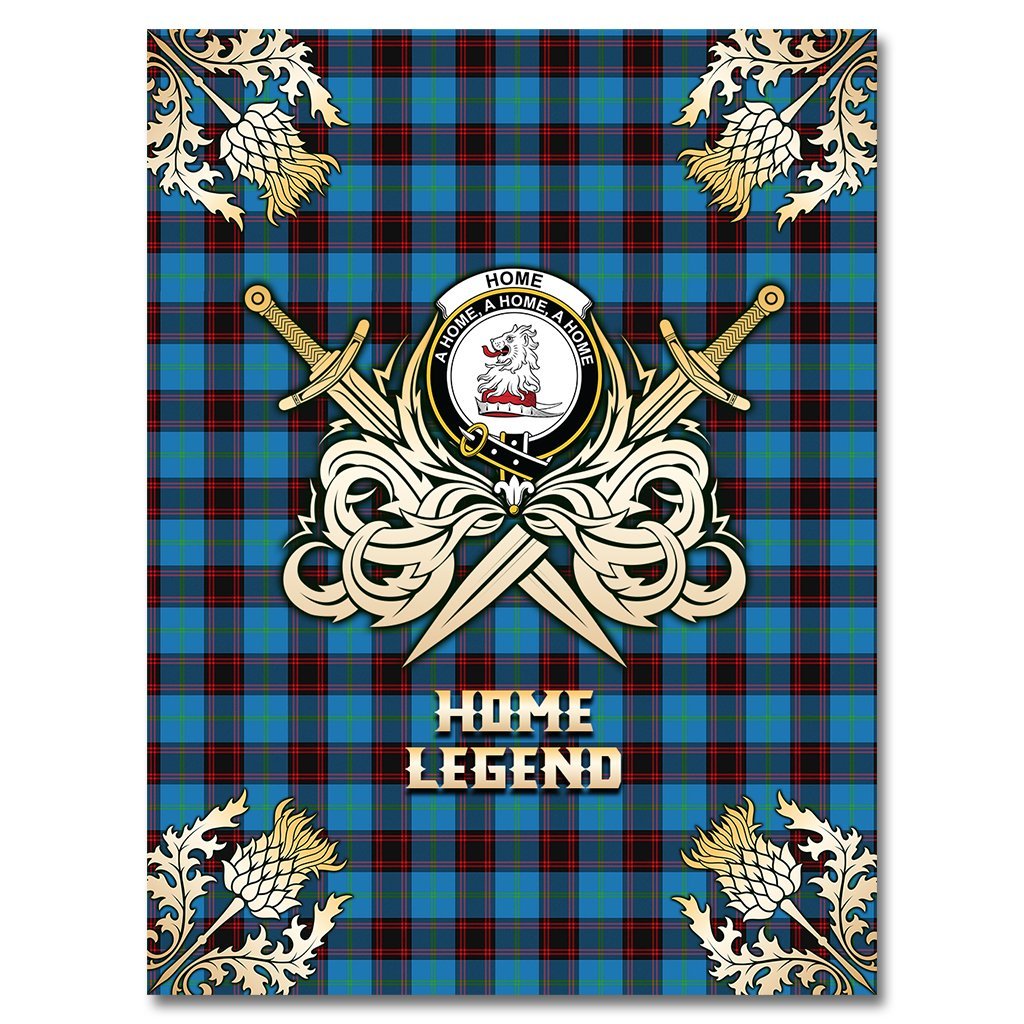 Home Ancient Tartan Gold Courage Symbol Blanket