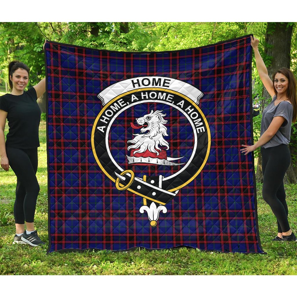 Home Modern Tartan Crest Quilt