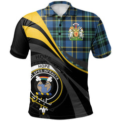 Hope Tartan Polo Shirt - Royal Coat Of Arms Style