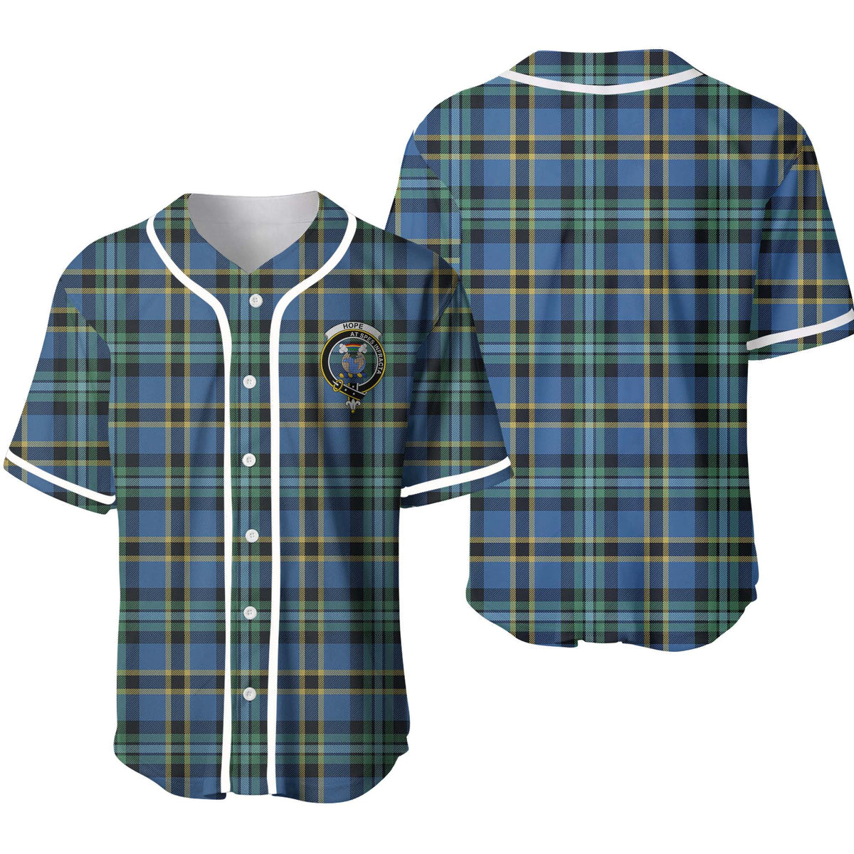 Hope Tartan Unisex Baseball Jersey