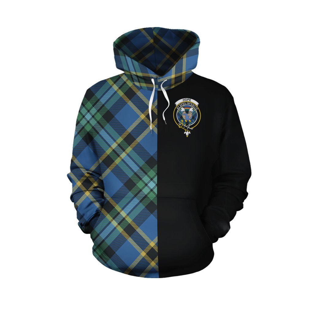 Hope Tartan Hoodie Half of Me - Cross Style