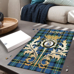 Hope Tartan Crest Thistle Jigsaw Puzzles