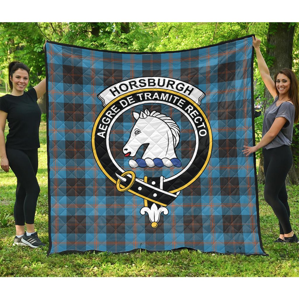 Horsburgh Tartan Crest Quilt