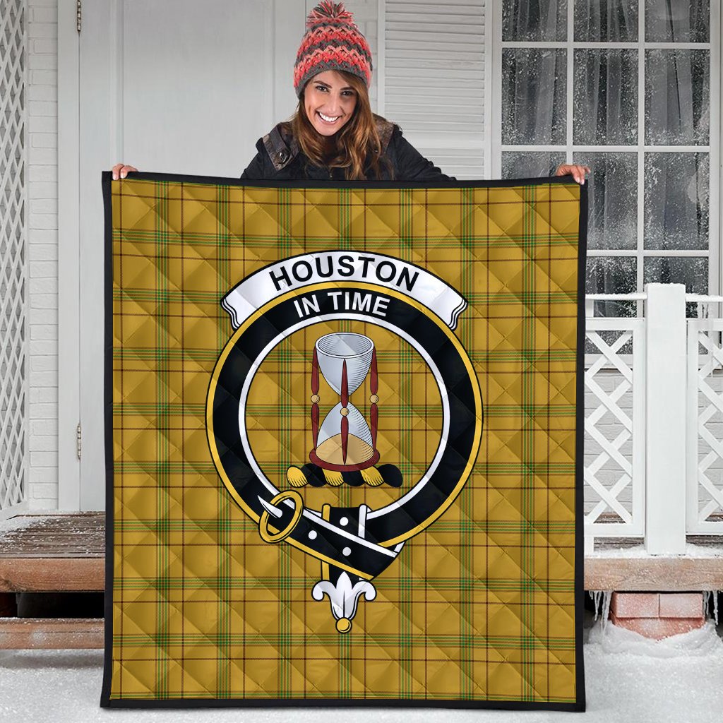 Houston Tartan Crest Quilt