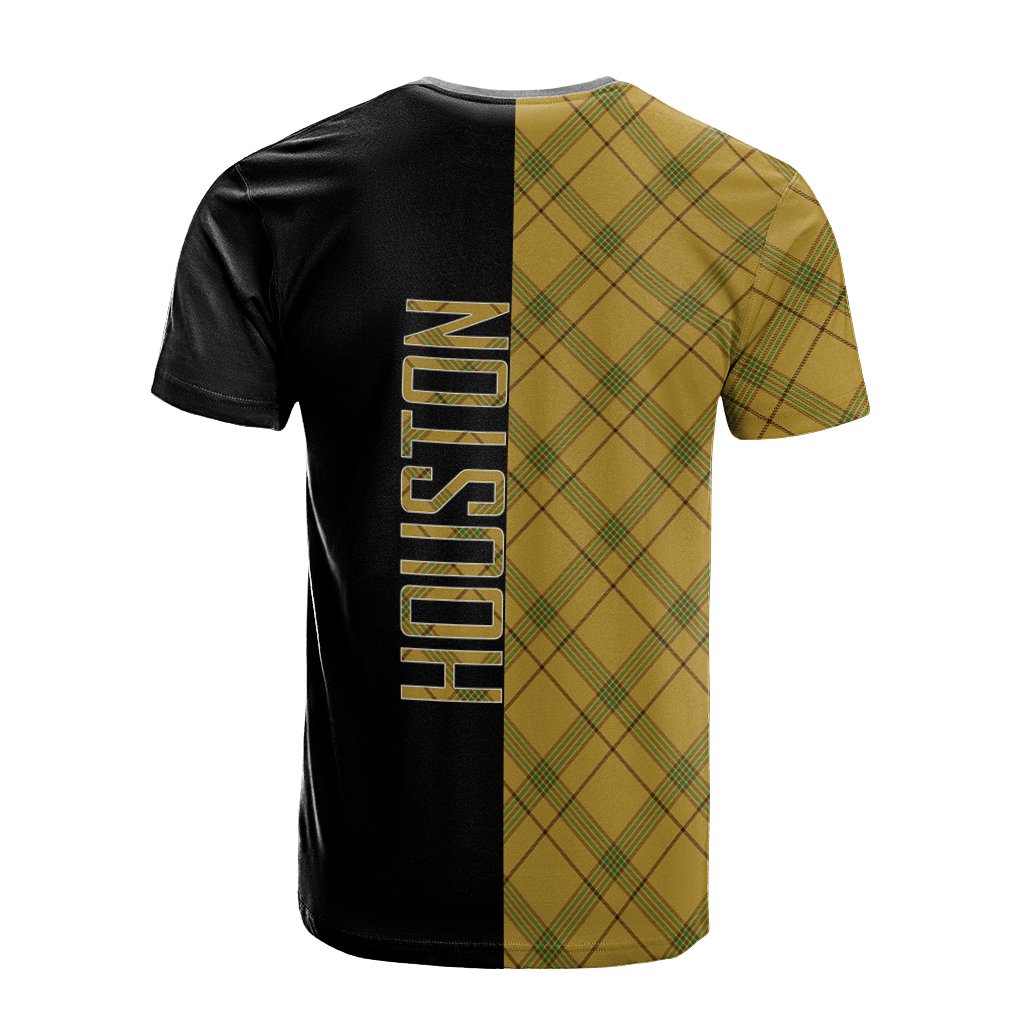 Houston Tartan T-Shirt Half of Me - Cross Style