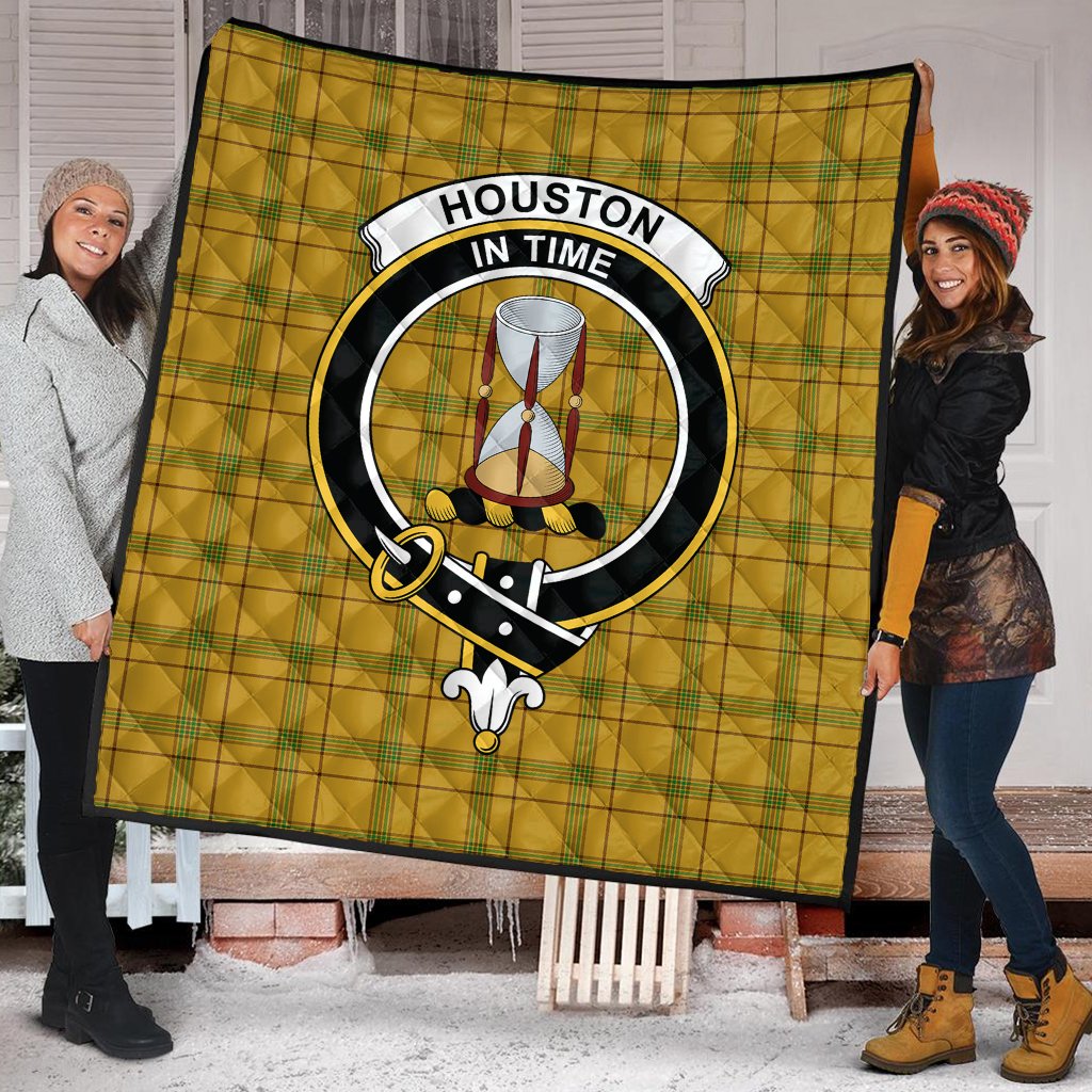 Houston Tartan Crest Quilt