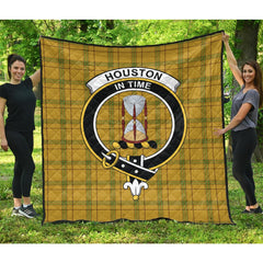 Houston Tartan Crest Quilt