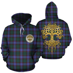 Hunter Modern Tartan Hoodie - Tree Of Life