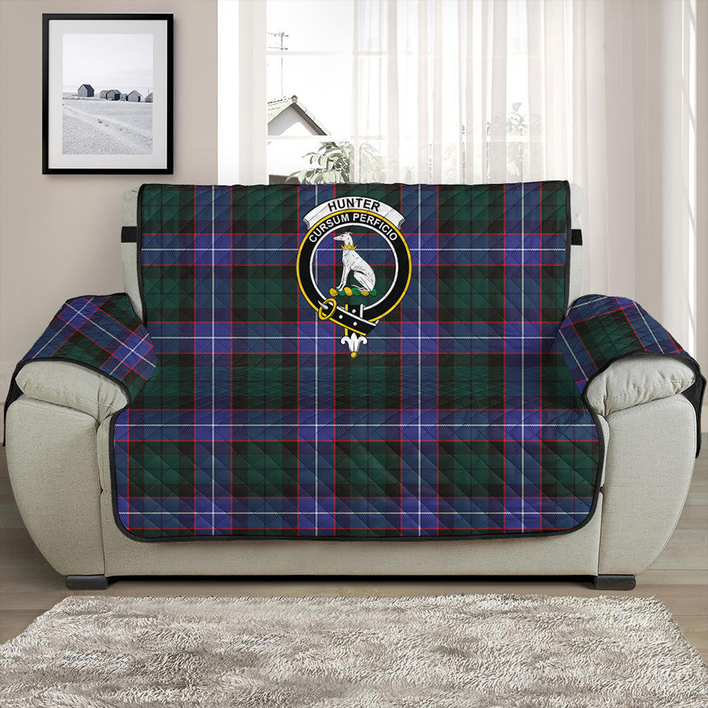 Hunter Modern Tartan Crest Sofa Protector