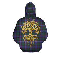 Hunter Modern Tartan Hoodie - Tree Of Life