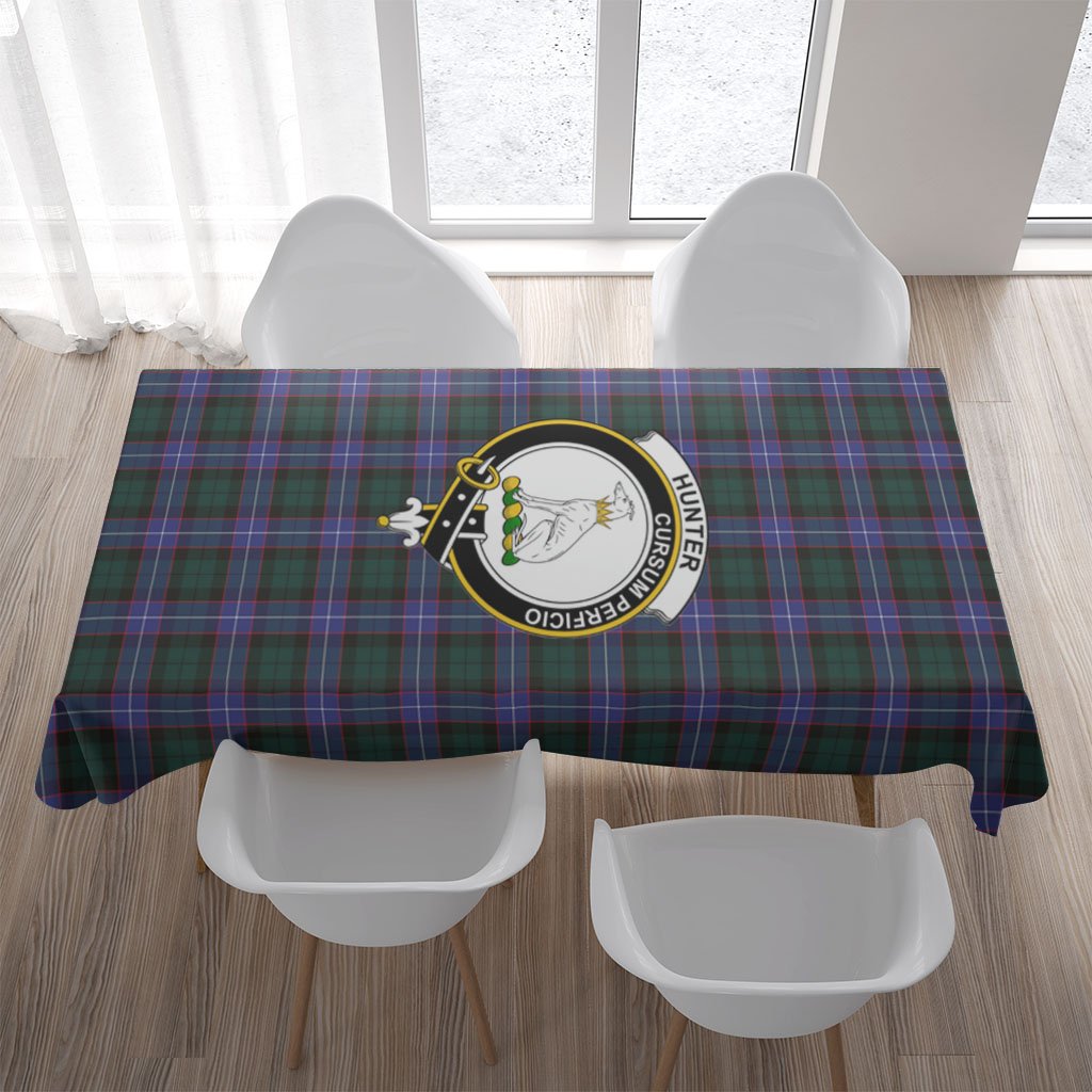 Hunter Tartan Crest Tablecloth