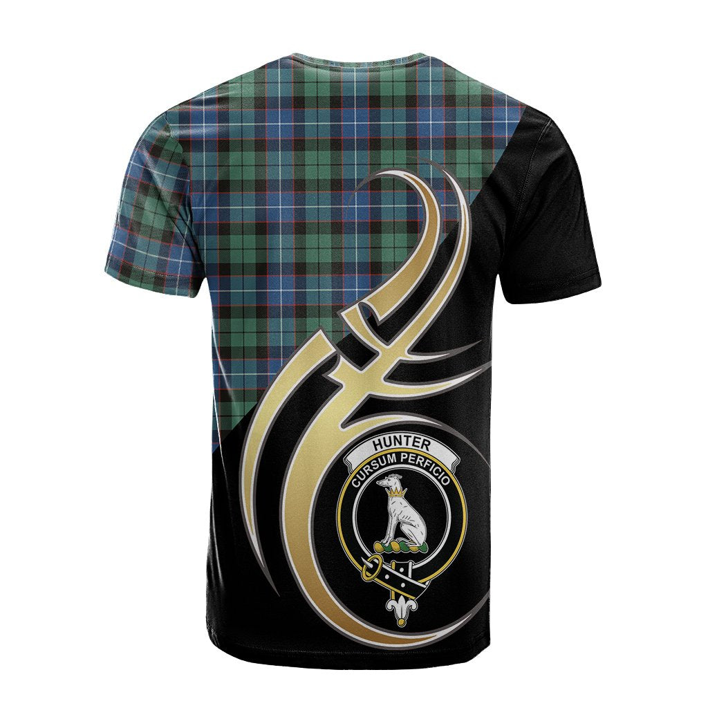 Hunter Ancient Tartan T-shirt - Believe In Me Style