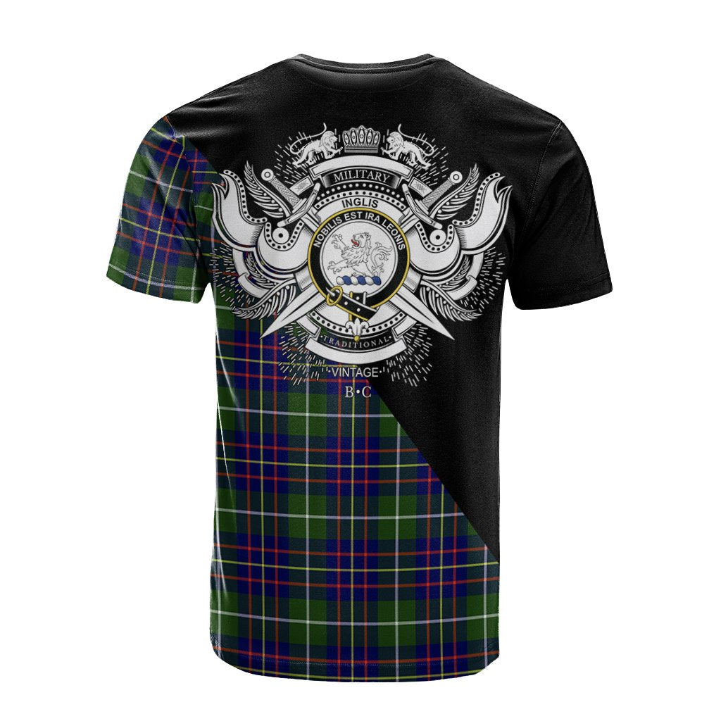 Inglis Modern Tartan - Military T-Shirt