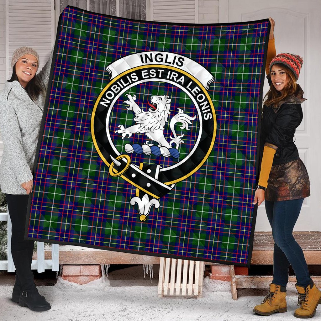 Inglis Modern Tartan Crest Quilt