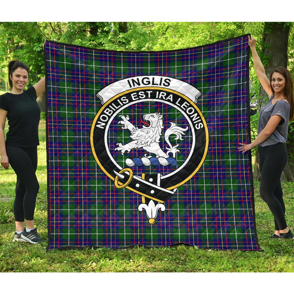 Inglis Modern Tartan Crest Quilt