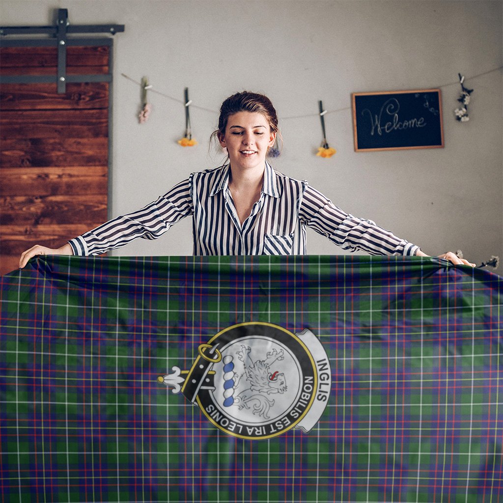 Inglis Tartan Crest Tablecloth