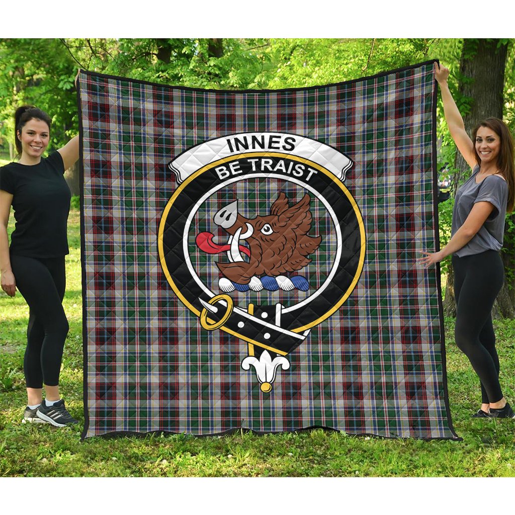 Innes Dress Tartan Crest Quilt