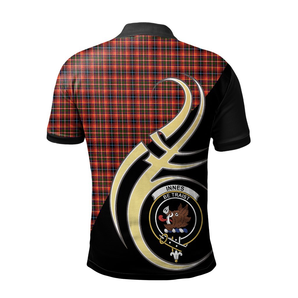 Innes Modern Tartan Polo Shirt - Believe In Me Style