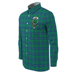 Irvine Ancient Tartan Long Sleeve Button Shirt