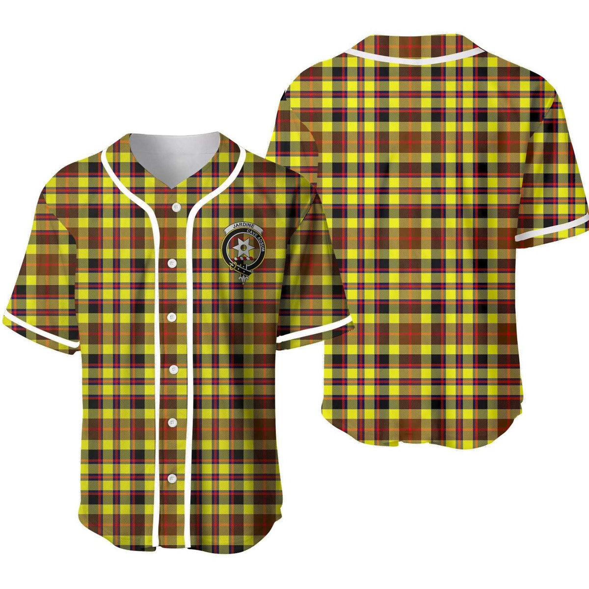 Jardine Tartan Unisex Baseball Jersey