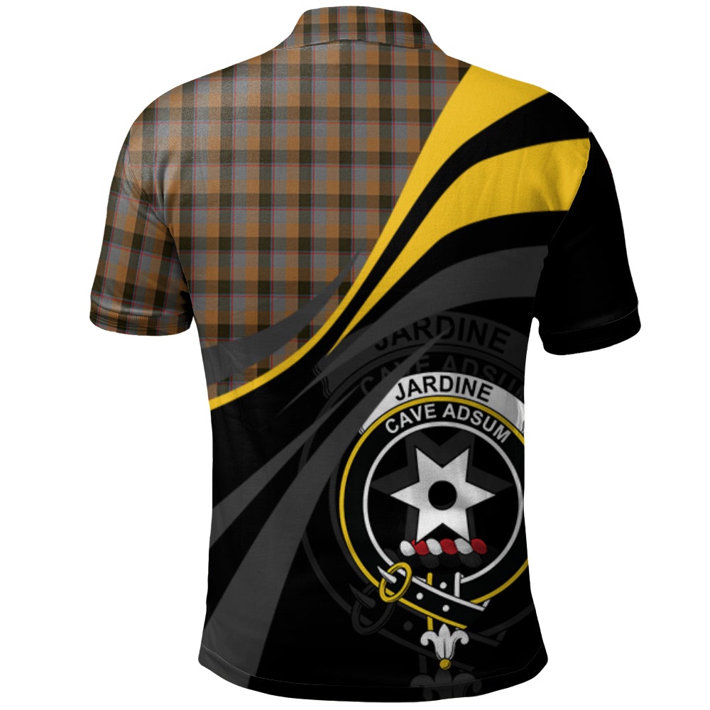 Jardine 02 Tartan Polo Shirt - Royal Coat Of Arms Style