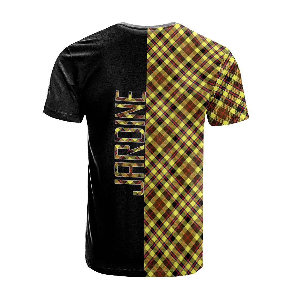 Jardine Tartan T-Shirt Half of Me - Cross Style