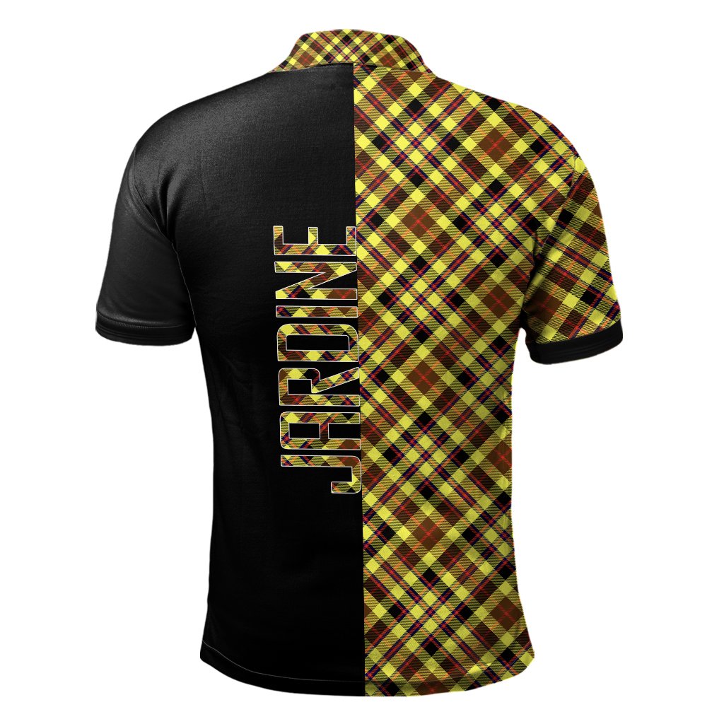 Jardine Tartan Polo Shirt Half of Me - Cross Style