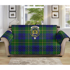 Johnston Modern Tartan Crest Sofa Protector