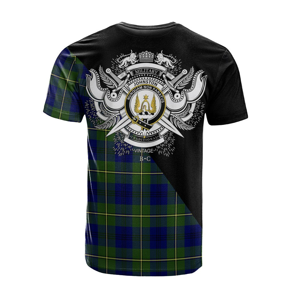 Johnston Modern Tartan - Military T-Shirt