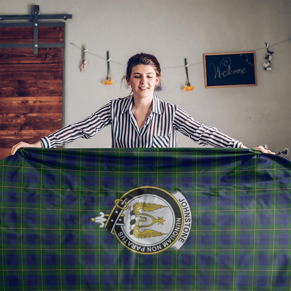 Johnston Tartan Crest Tablecloth